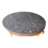 帝国\"鹰头\"底座桌，采用桃花心木和镀金木材制成。 - Moinat - End tables, Bouillotte tables, 床头桌, Pedestal tables